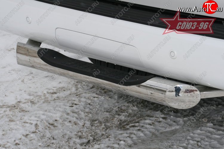 17 549 р. Защита заднего бампера с проступью Souz-96 (d76) Lexus GX460 J150 дорестайлинг (2009-2013)  с доставкой в г. Кемерово