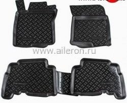 1 789 р. Коврики в салон Aileron 4 шт. (полиуретан)  Lexus GX460  J150 (2009-2013), Toyota Land Cruiser Prado  J150 (2009-2013)  с доставкой в г. Кемерово. Увеличить фотографию 1