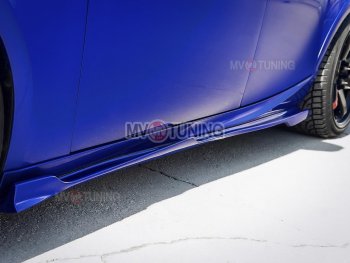 15 499 р. Накладки на пластиковые пороги (сплиттеры) MV-tuning  Lexus IS250  XE30 седан (2013-2016) дорестайлинг (Неокрашенные)  с доставкой в г. Кемерово. Увеличить фотографию 6
