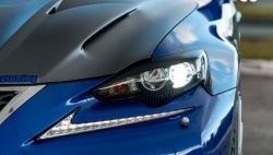 1 299 р. Реснички на фары Tuning-Sport  Lexus IS250  XE30 седан (2013-2016) дорестайлинг (Неокрашенные)  с доставкой в г. Кемерово. Увеличить фотографию 2