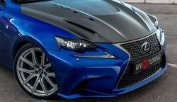 1 299 р. Реснички на фары Tuning-Sport  Lexus IS250  XE30 седан (2013-2016) дорестайлинг (Неокрашенные)  с доставкой в г. Кемерово. Увеличить фотографию 9
