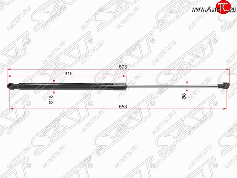 899 р. Упор капота SAT (газовый)  Lexus IS250  XE30 седан (2013-2016) дорестайлинг  с доставкой в г. Кемерово