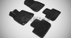Износостойкие коврики в салон SeiNtex Premium 3D 4 шт. (ворсовые, черные) Lexus IS250  XE30 седан (2013-2016) дорестайлинг