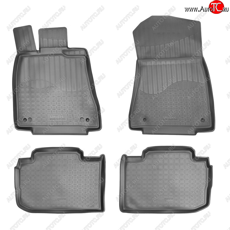 3 379 р. Комплект ковриков в салон Norplast Unidec  Lexus IS250  XE30 седан (2013-2016) дорестайлинг (Цвет: черный)  с доставкой в г. Кемерово