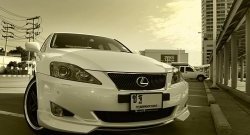 9 299 р. Накладка на передний бампер WALD SPORTS LINE Lexus IS250 XE20 седан дорестайлинг (2005-2013) (Неокрашенная)  с доставкой в г. Кемерово. Увеличить фотографию 2