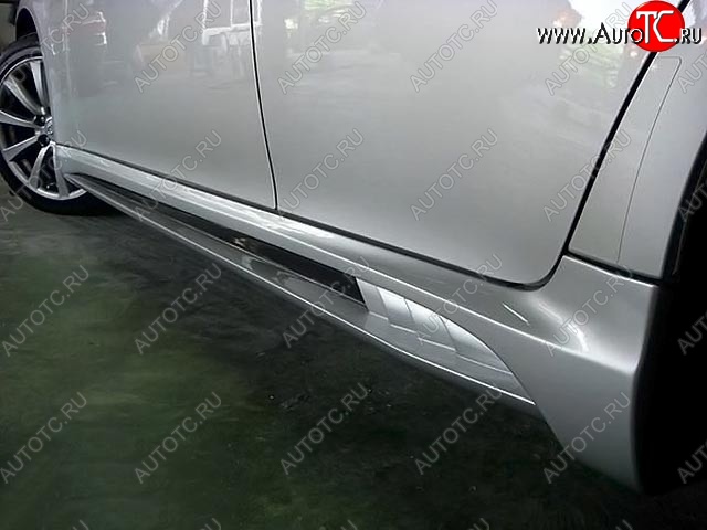 12 799 р. Пороги накладки WALD SPORTS LINE Lexus IS250 XE20 седан дорестайлинг (2005-2013) (Неокрашенные)  с доставкой в г. Кемерово