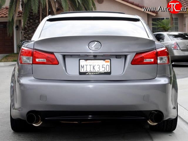6 649 р. Лип спойлер WALD SPORTS LINE Lexus IS250 XE20 седан дорестайлинг (2005-2013) (Неокрашенный)  с доставкой в г. Кемерово