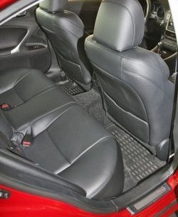 2 999 р. Комплект ковриков в салон (чёрные, полиуретан) Element  Lexus IS250  XE20 (2005-2013) седан дорестайлинг (Черные)  с доставкой в г. Кемерово. Увеличить фотографию 4