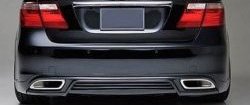 7 999 р. Накладка на задний бампер CT Lexus LS460 XF40 дорестайлинг (2006-2009) (Неокрашенная)  с доставкой в г. Кемерово. Увеличить фотографию 2