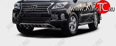 28 169 р. Защита переднего бампера Souz-96 (d42)  Lexus LX570  J200 (2012-2015) 1-ый рестайлинг  с доставкой в г. Кемерово