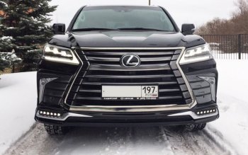 Дневные ходовые огни в накладку бампера Автократ Автократ Lexus LX570  J200 (2015-2022) 2-ой рестайлинг