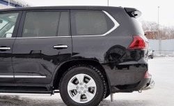 18 599 р. Защита заднего бампера (Ø76 мм, нержавейка, NOT F-SPORT/HERITAGE) SLITKOFF  Lexus LX450d  J200 - LX570  J200  с доставкой в г. Кемерово. Увеличить фотографию 3
