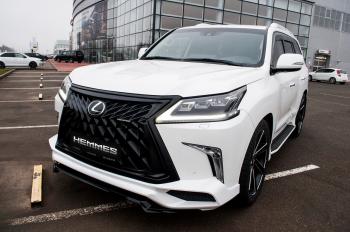 45 999 р. Юбка переднего бампера HEMMES  Lexus LX450d  J200 - LX570  J200 (Неокрашенная)  с доставкой в г. Кемерово. Увеличить фотографию 16