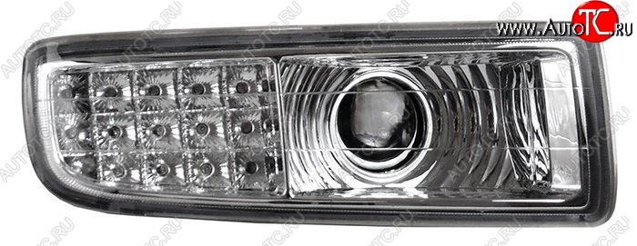 4 099 р. Правая противотуманная фара SAT (диодная) Lexus LX470 J100 дорестайлинг (1998-2002)  с доставкой в г. Кемерово