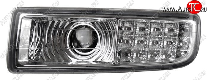 4 099 р. Левая противотуманная фара SAT (Светодиодная) Lexus LX470 J100 дорестайлинг (1998-2002)  с доставкой в г. Кемерово