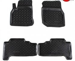 Комплект ковриков в салон Aileron 4 шт. (полиуретан) Lexus LX470  J100 (1998-2002), Toyota Land Cruiser  100 (1998-2007)
