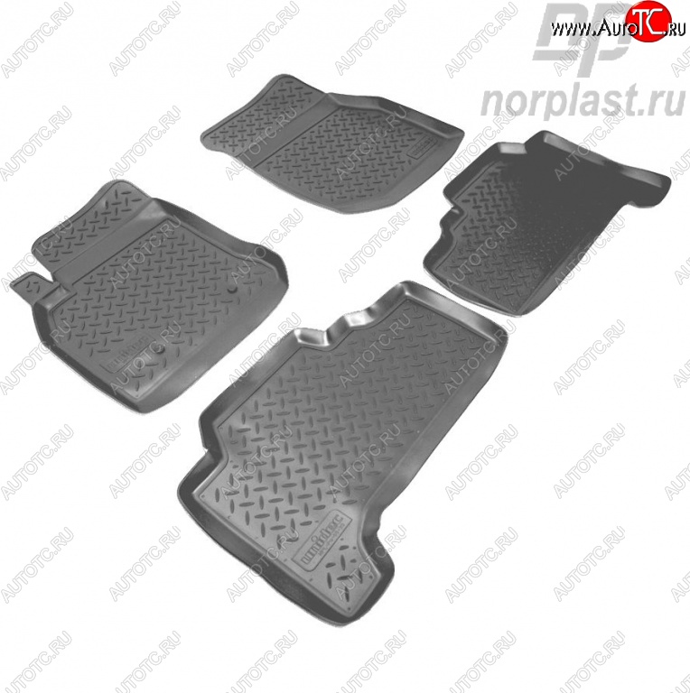 2 969 р. Комплект ковриков в салон Norplast  Lexus LX470  J100 (1998-2002), Toyota Land Cruiser  100 (1998-2007)  с доставкой в г. Кемерово