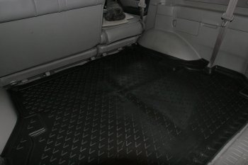 2 379 р. Коврик багажника Element (полиуретан) ун. длин Lexus LX470 J100 дорестайлинг (1998-2002) (Черный)  с доставкой в г. Кемерово. Увеличить фотографию 2