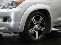 17 499 р. Накладки на колёсные арки GOLDMAN DAMD Lexus LX570 J200 дорестайлинг (2007-2012) (Неокрашенные)  с доставкой в г. Кемерово. Увеличить фотографию 4