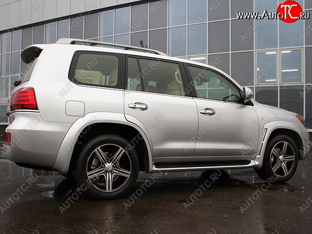 17 499 р. Накладки на колёсные арки GOLDMAN DAMD Lexus LX570 J200 дорестайлинг (2007-2012) (Неокрашенные)  с доставкой в г. Кемерово