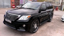 15 349 р. Накладки на колёсные арки JAOS Lexus LX570 J200 дорестайлинг (2007-2012) (Неокрашенные)  с доставкой в г. Кемерово. Увеличить фотографию 4