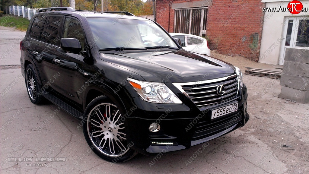 15 349 р. Накладки на колёсные арки JAOS Lexus LX570 J200 дорестайлинг (2007-2012) (Неокрашенные)  с доставкой в г. Кемерово