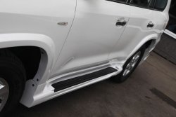 15 349 р. Накладки на колёсные арки WALD BLACK BISON Lexus LX570 J200 дорестайлинг (2007-2012) (Неокрашенные)  с доставкой в г. Кемерово. Увеличить фотографию 3