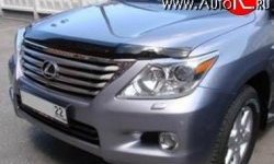 3 689 р. Дефлектор капота NovLine  Lexus LX570  J200 (2007-2012) дорестайлинг  с доставкой в г. Кемерово. Увеличить фотографию 1