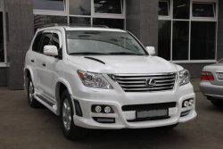 26 249 р. Пластиковый капот PHANTOM Lexus LX570 J200 дорестайлинг (2007-2012) (Неокрашенный)  с доставкой в г. Кемерово. Увеличить фотографию 2