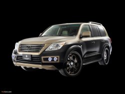 11 949 р. Накладка на передний бампер Goldman Lexus LX570 J200 дорестайлинг (2007-2012) (Неокрашенная)  с доставкой в г. Кемерово. Увеличить фотографию 3