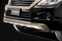 11 949 р. Накладка на передний бампер Goldman Lexus LX570 J200 дорестайлинг (2007-2012) (Неокрашенная)  с доставкой в г. Кемерово. Увеличить фотографию 4