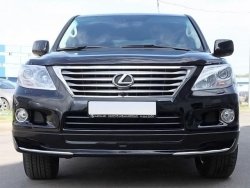 15 349 р. Накладка на передний бампер LX MODE Lexus LX570 J200 дорестайлинг (2007-2012) (Неокрашенная)  с доставкой в г. Кемерово. Увеличить фотографию 3