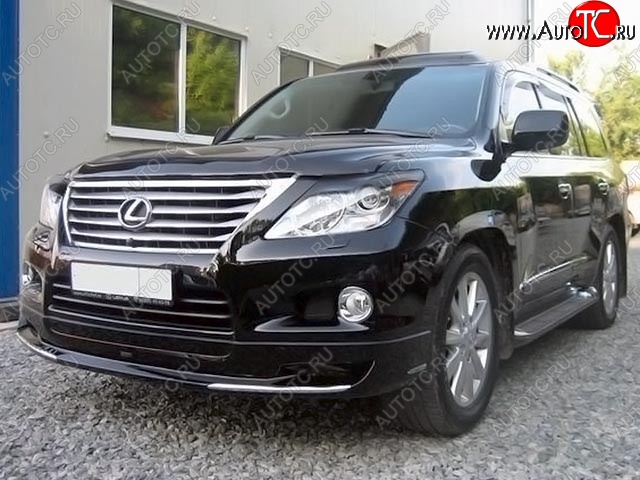 15 349 р. Накладка на передний бампер LX MODE Lexus LX570 J200 дорестайлинг (2007-2012) (Неокрашенная)  с доставкой в г. Кемерово