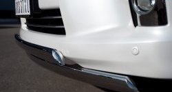 17 999 р. Защита переднего бампера (2 трубыØ75х42 мм, нержавейка) Russtal Lexus LX570 J200 дорестайлинг (2007-2012)  с доставкой в г. Кемерово. Увеличить фотографию 3