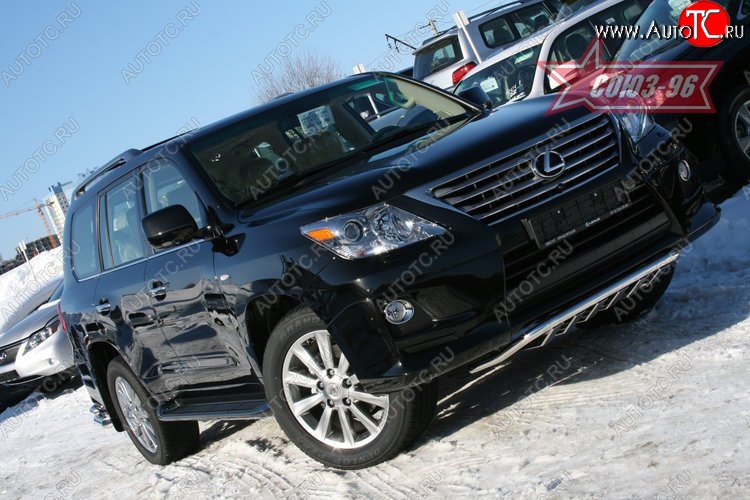 30 149 р. Защита переднего бампера Sport Package Souz-96 (d60) Lexus LX570 J200 дорестайлинг (2007-2012)  с доставкой в г. Кемерово