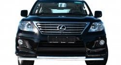 30 149 р. Двойная защита переднего бампера d 60х42 Sport Package Souz-96 Lexus LX570 J200 дорестайлинг (2007-2012)  с доставкой в г. Кемерово. Увеличить фотографию 2