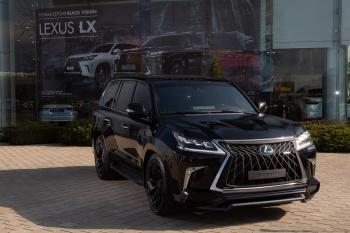 64 499 р. Решетка радиатора HEMMES  Lexus LX570  J200 (2007-2022) дорестайлинг, 1-ый рестайлинг, 2-ой рестайлинг (цвет: черный матовый)  с доставкой в г. Кемерово. Увеличить фотографию 5