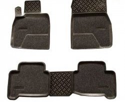 Комплект ковриков в салон Aileron 4 шт. (полиуретан, покрытие Soft) Lexus LX570  J200 (2007-2012) дорестайлинг