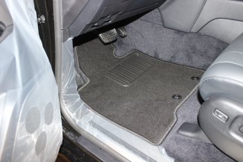 719 р. Коврики в салон Klever Premium (текстиль, 4 шт.)  Lexus LX570  J200 (2015-2022) 2-ой рестайлинг (Черные)  с доставкой в г. Кемерово. Увеличить фотографию 2