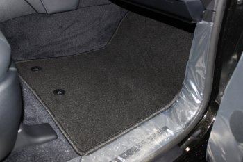 719 р. Коврики в салон Klever Premium (текстиль, 4 шт.)  Lexus LX570  J200 (2015-2022) 2-ой рестайлинг (Черные)  с доставкой в г. Кемерово. Увеличить фотографию 3