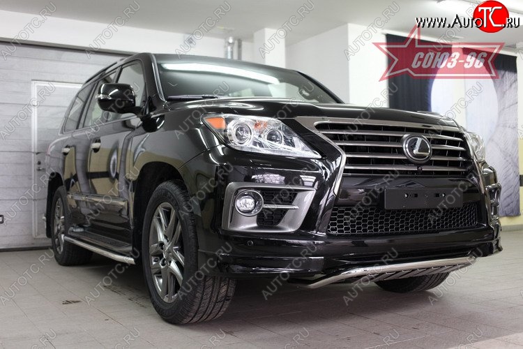 27 629 р. Защита переднего бампера Sport Souz-96 (d60)  Lexus LX570  J200 (2012-2015) 1-ый рестайлинг  с доставкой в г. Кемерово