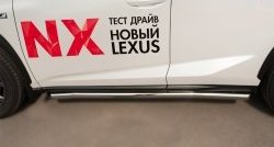 19 999 р. Защита порогов из круглой трубы диаметром 63 мм F SPORT SLITKOFF Lexus NX200T Z10 (2014-2017)  с доставкой в г. Кемерово. Увеличить фотографию 2