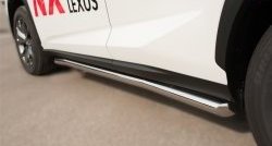 19 999 р. Защита порогов из круглой трубы диаметром 63 мм F SPORT SLITKOFF Lexus NX200T Z10 (2014-2017)  с доставкой в г. Кемерово. Увеличить фотографию 4