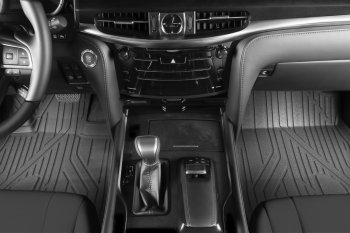 8 449 р. Коврик в салони премиум-класса Kvest (серый/серый)  Lexus NX200T  Z10 (2014-2017)  с доставкой в г. Кемерово. Увеличить фотографию 2
