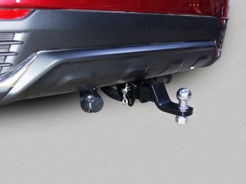 Фаркоп (тягово-сцепное устройство) TCC Lexus NX200T  Z10 (2014-2017) (оцинкованный, шар E нержавейка)