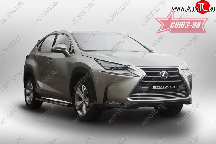 10 499 р. Декоративный элемент воздухозаборника Souz-96 (d10) Lexus NX200T Z10 (2014-2017)  с доставкой в г. Кемерово