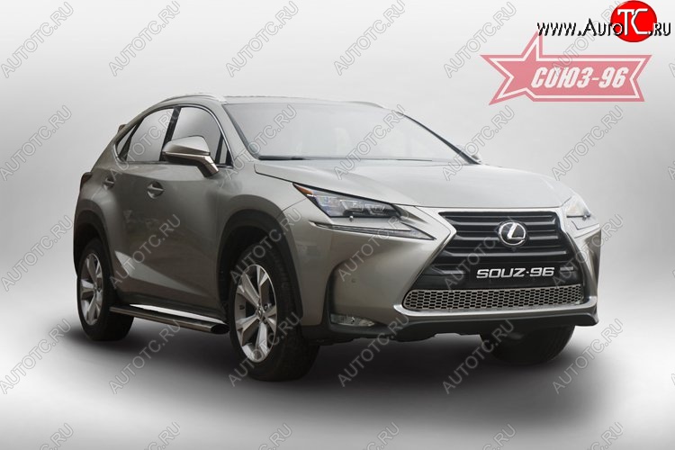 8 249 р. Декоративный элемент воздухозаборника Souz-96 V2 Lexus NX300h Z10 дорестайлинг (2014-2017)  с доставкой в г. Кемерово