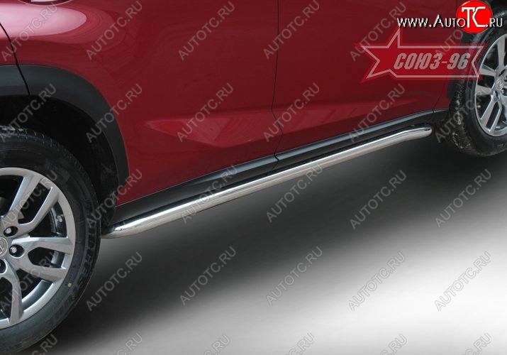 16 199 р. Защита порогов F-Sport Souz-96 (d60) Lexus NX200T Z10 (2014-2017)  с доставкой в г. Кемерово