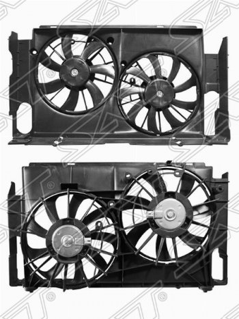 13 999 р. Диффузор радиатора в сборе SAT  Lexus NX200T  Z10 (2014-2017), Lexus NX300h  Z10 (2014-2017), Toyota RAV4  XA40 (2012-2019)  с доставкой в г. Кемерово. Увеличить фотографию 1