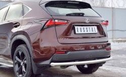 16 249 р. Защита заднего бампера (Ø63 мм, нержавейка) SLITKOFF Lexus NX200 Z10 дорестайлинг (2014-2017)  с доставкой в г. Кемерово. Увеличить фотографию 4